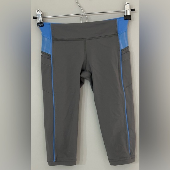 Ivivva: Girls Cropped Leggings - Size 8 - Picture 2 of 11